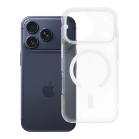 Case for iPhone 17 Pro Aurora compatible with MagSafe white
