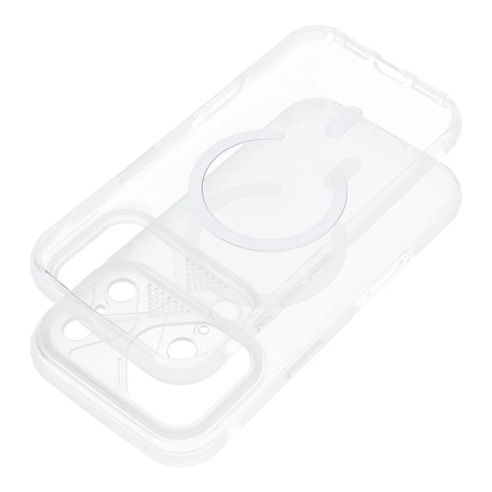 Case for iPhone 17 Pro Aurora compatible with MagSafe white