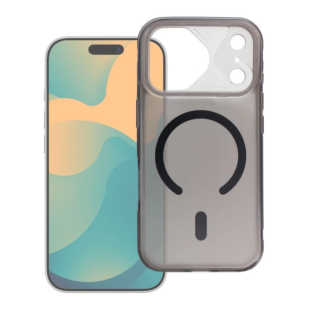 Case for iPhone 15 PRO Aurora compatible with MagSafe black