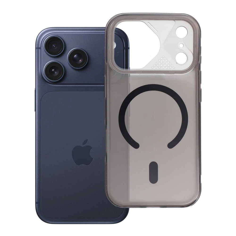 Case for iPhone 17 PRO Aurora compatible with MagSafe black