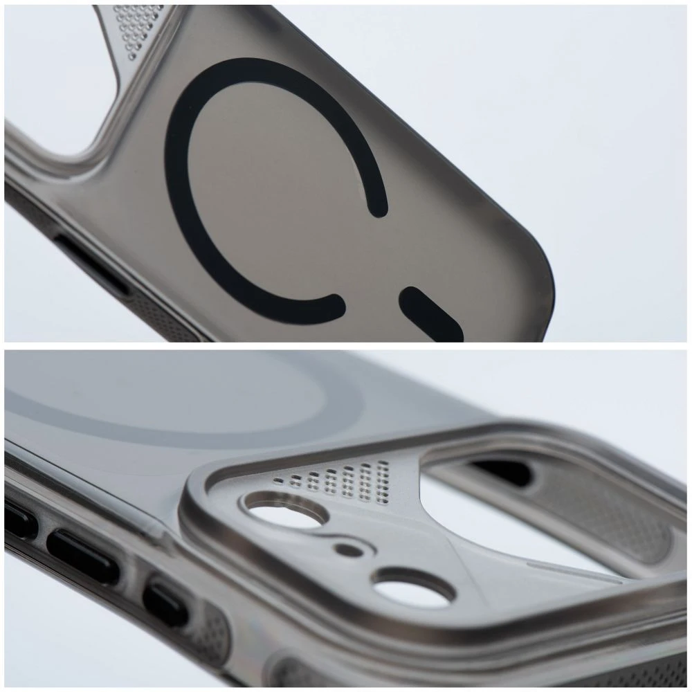Case for iPhone 17 PRO Aurora compatible with MagSafe black