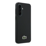 Lacoste Iconic Petit Pique Woven Logo MagSafe Zadní Kryt pro Samsung Galaxy A37 Black
