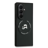 Zadní kryt Karl Lagerfeld PU Karl and Choupette Heads Magnetic pro Samsung Galaxy Z Fold8 Ultra, černá