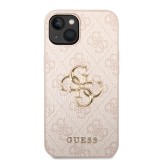Zadní kryt Guess PU 4G Metal Logo pro Samsung Galaxy Z Fold8 Ultra, růžová