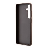 Zadní kryt Guess PU 4G Metal Logo pro Samsung Galaxy Z Fold8 Ultra, hnědá
