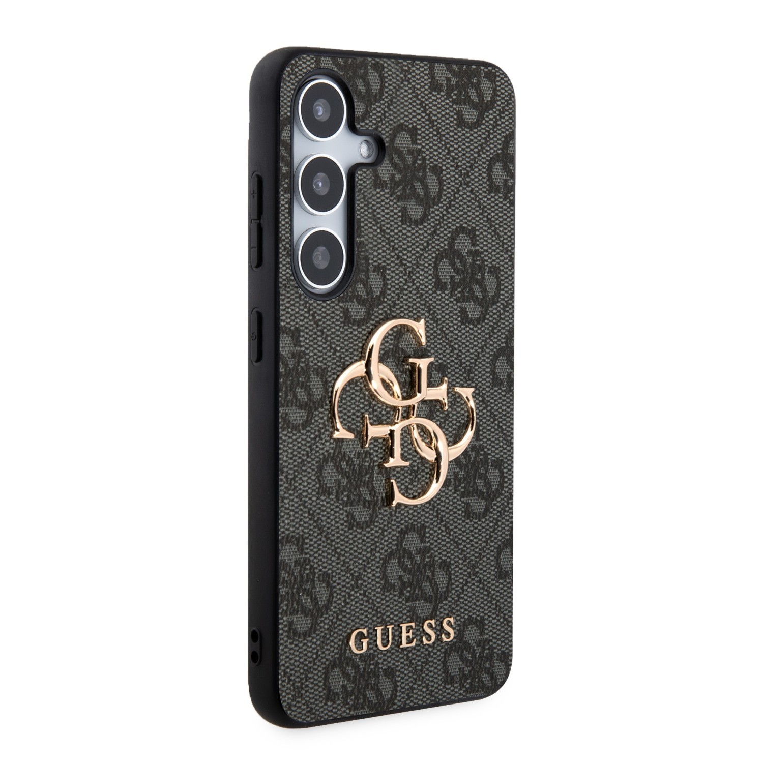 Zadní kryt Guess PU 4G Metal Logo pro Samsung Galaxy Z Fold8 Ultra, šedá