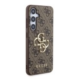Zadní kryt Guess PU 4G Metal Logo pro Samsung Galaxy Z Fold8, hnědá