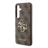 Zadní kryt Guess PU 4G Metal Logo pro Samsung Galaxy Z Fold8, hnědá