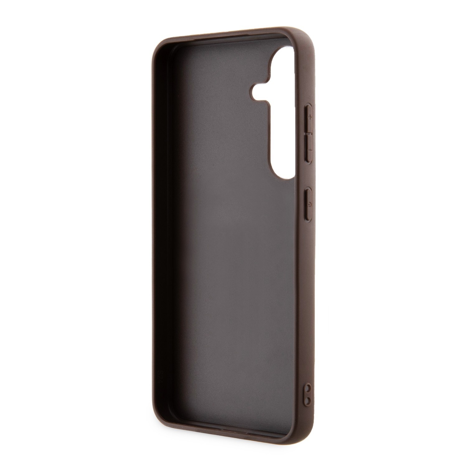 Zadní kryt Guess PU 4G Metal Logo pro Samsung Galaxy Z Fold8, hnědá