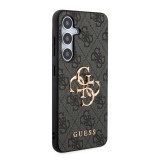 Zadní kryt Guess PU 4G Metal Logo pro Samsung Galaxy Z Fold8, šedá