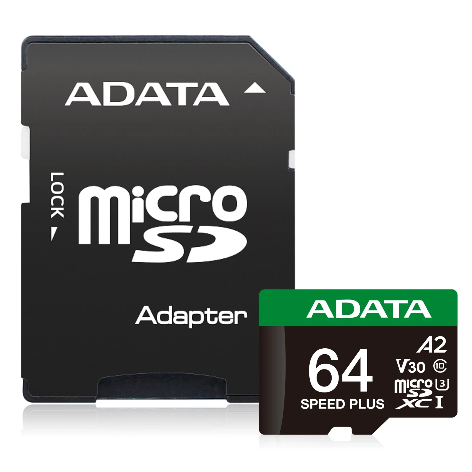 Adata Speed Plus /MicroSD/64GB/UHS-I U3/Class 10/ + Adaptér