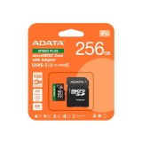 Adata Speed Plus /MicroSD/256GB/UHS-I U3/Class 10/ + Adaptér