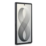 BMW M PU Perforated Tricolor Stripe Magnetic Zadní Kryt pro Samsung Galaxy Z Fold 8 Ultra Black