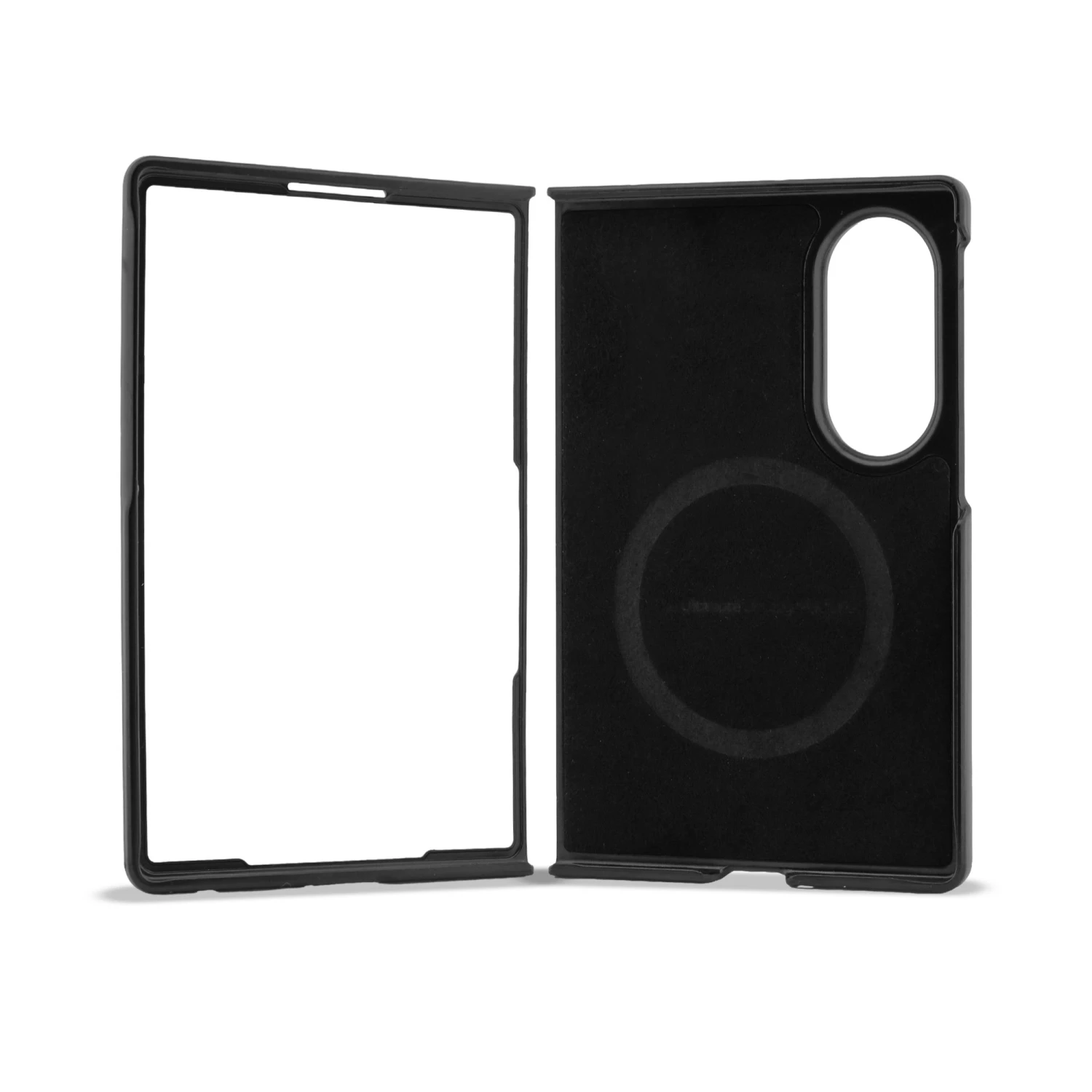 BMW M PU Perforated Tricolor Stripe Magnetic Zadní Kryt pro Samsung Galaxy Z Fold 8 Black