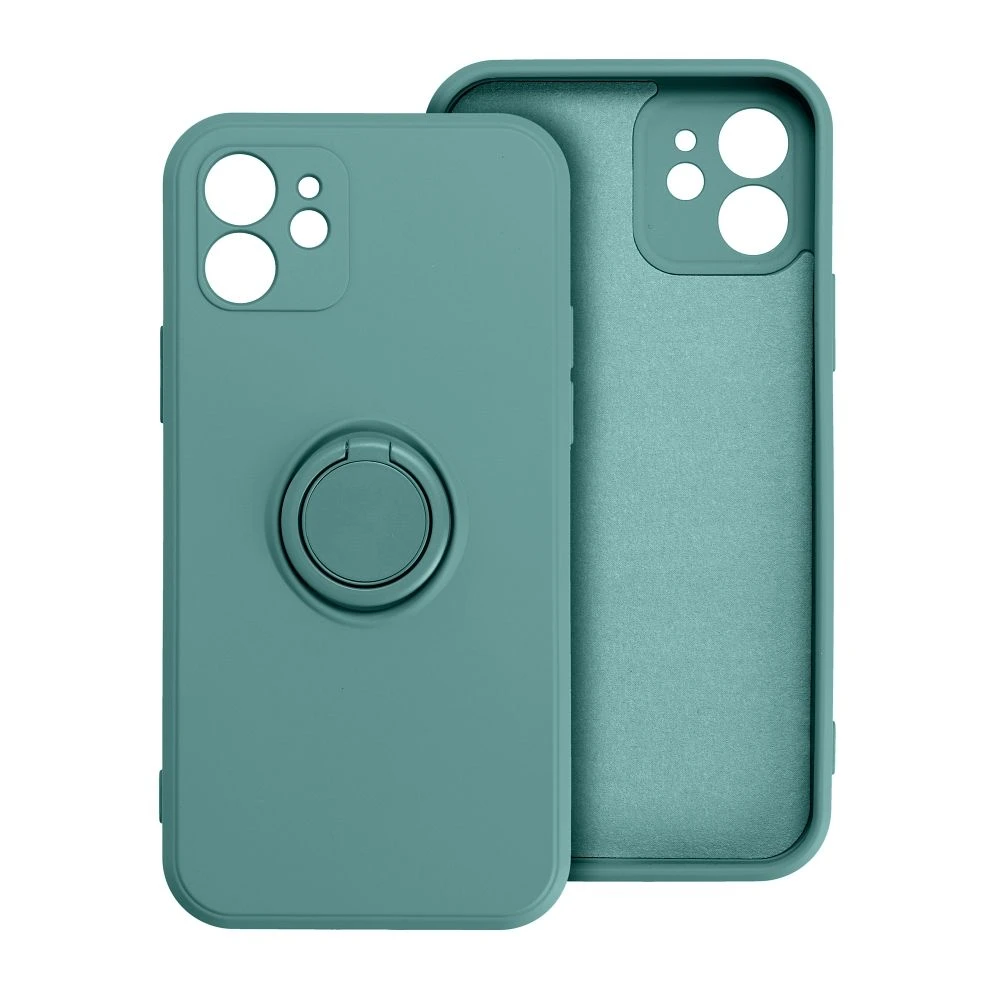 Case for iPhone 17 Pro Max / 18 Pro Max Silicone Ring green