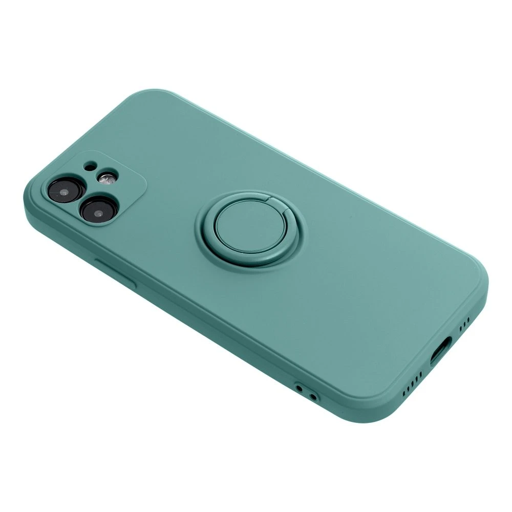 Case for iPhone 17 Pro Max / 18 Pro Max Silicone Ring green