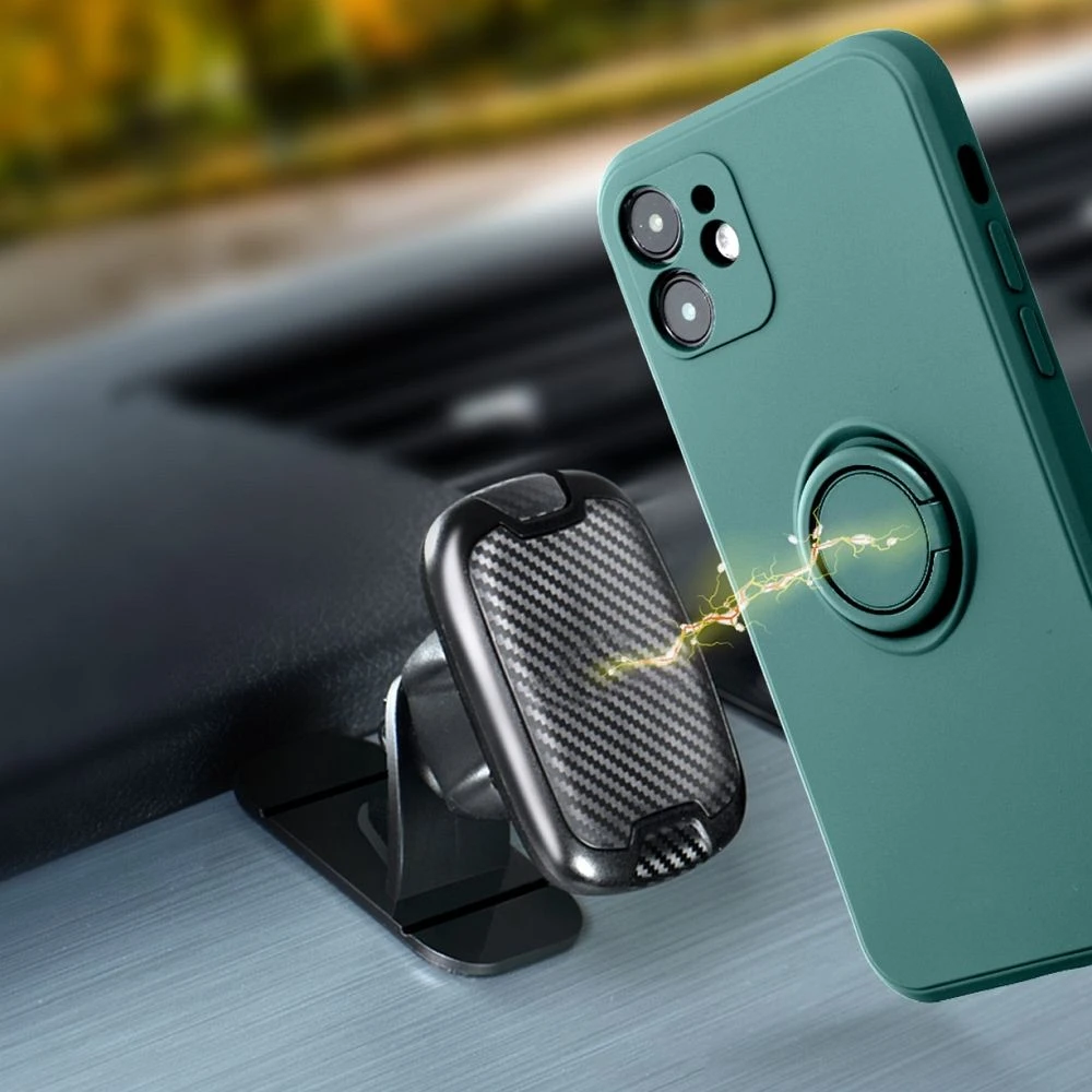 Case for iPhone 17 Pro Max / 18 Pro Max Silicone Ring green