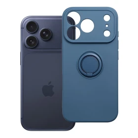 Case for iPhone 17 Pro / 18 Pro Silicone Ring dark blue
