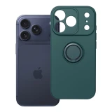 Case for iPhone 17 Pro / 18 Pro Silicone Ring green