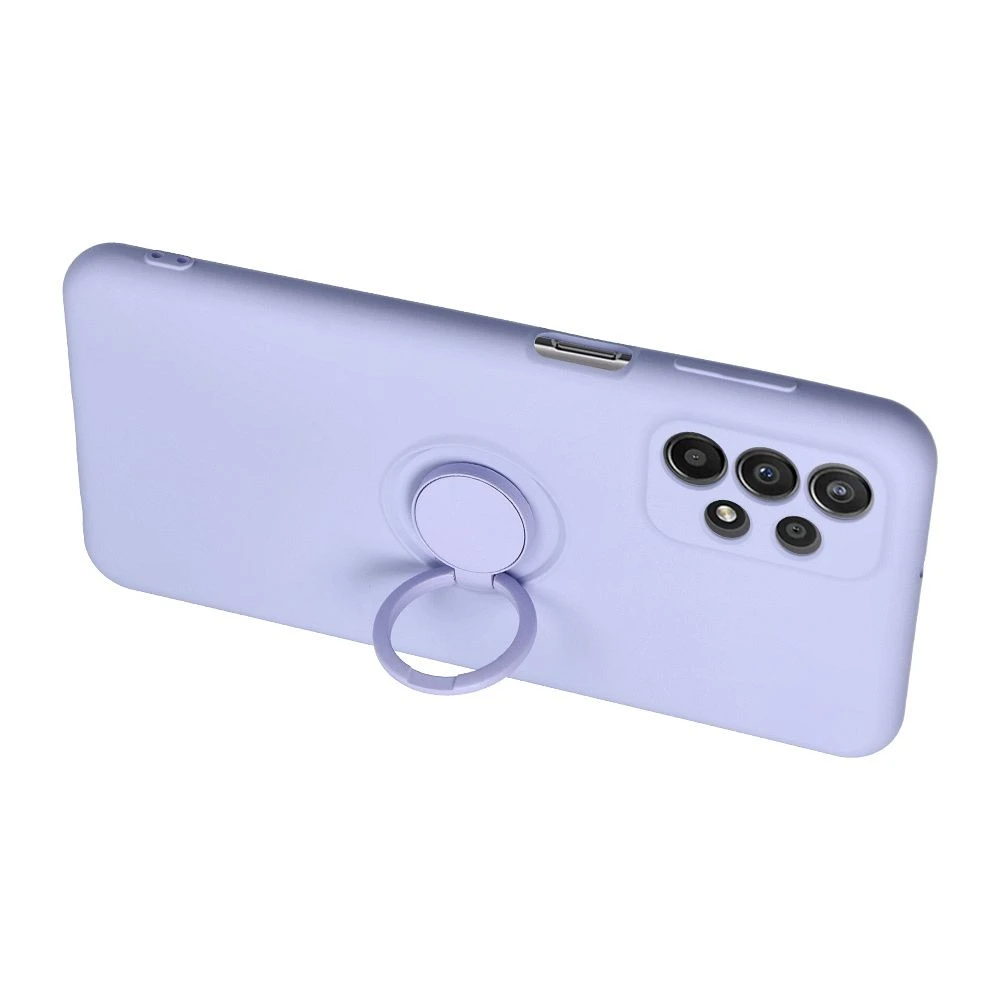 Case for Samsung A37 5G Silicone Ring violet