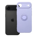 Case for iPhone 17 AIR Silicone Ring purple