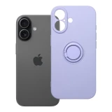Case for iPhone 17 Silicone Ring purple