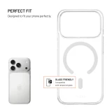 TPU gelový kryt FIXED MagStory AntiUV s podporou MagSafe pro Apple iPhone 17 Pro, čirý