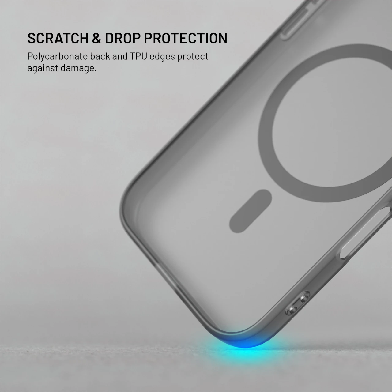 TPU gelový kryt FIXED MagStory s podporou MagSafe pro Apple iPhone 17 Pro, kouřový