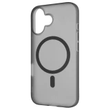 TPU gelový kryt FIXED MagStory s podporou MagSafe pro Apple iPhone 16, kouřový