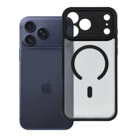 Case for iPhone 17 Pro Max / 18 Pro Max Full Matte Mag Cover compatible with MagSafe black