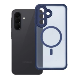 Case for Samsung A37 Full Matte Mag Cover compatible with MagSafe navy blue