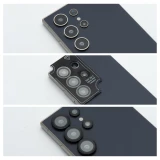 Tempered Glass Camera Lens Protector for Samsung S24 FE Blue Star Easy Install black