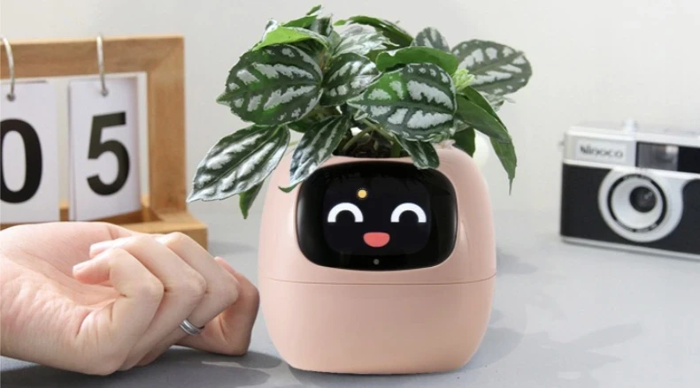 Inteligentní květináč Plantsio IVY růžová