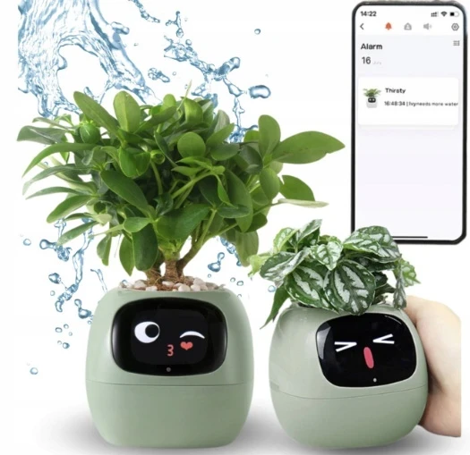 Inteligentní květináč Plantsio IVY zelená