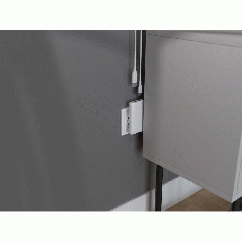 Nabíječka do sítě Allity ATC-02-65WAC 65W, 1xUSB, 1xUSB-C, bílá