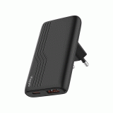 Nabíječka do sítě Allity ATC-02-65WAC 65W, 1xUSB, 1xUSB-C, černá