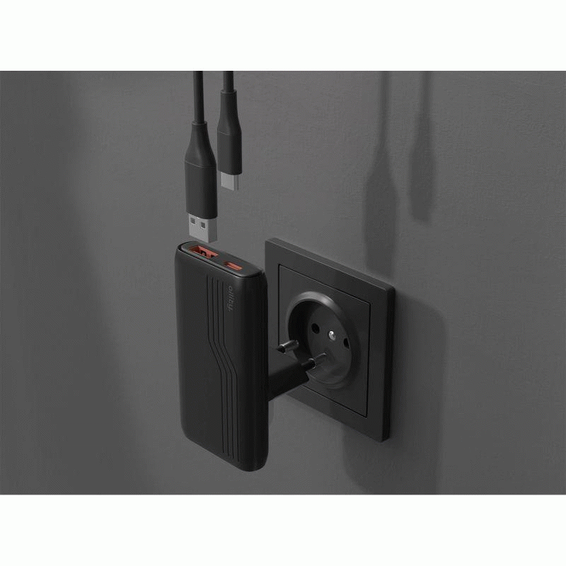 Nabíječka do sítě Allity ATC-02-65WAC 65W, 1xUSB, 1xUSB-C, černá
