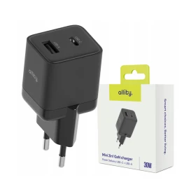 Nabíječka do sítě Allity ATC-01-30WAC 30W, 1xUSB, 1xUSB-C, černá