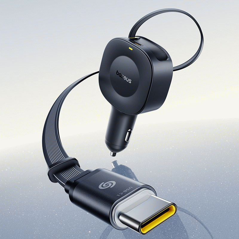 Nabíječka do auta Baseus PrimeTrip VR2 USB-C 1,5m 30W 1x USB-C, černá