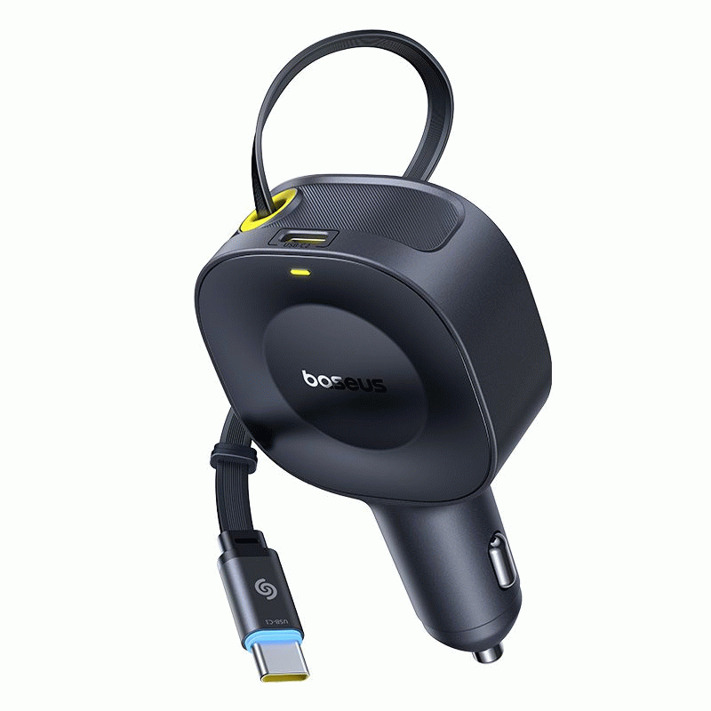 Nabíječka do auta Baseus PrimeTrip VR2 USB-C 1,5m 30W 1x USB-C, černá