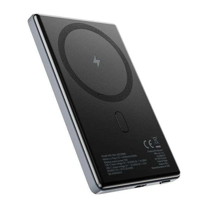 Bezdrátová powerbanka Allity APB-300 5000mAh, 20W, šedá