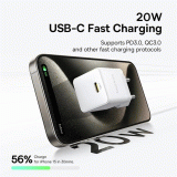 Nabíječka do sítě Baseus Palm 20W, 1xUSB-C, bílá