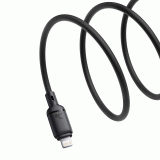 Kabel Baseus Silky USB-C/USB-C 1m 100W, černá