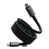 Magnetický kabel Baseus Tungsten USB-C/Lightning 1m 20W, černá