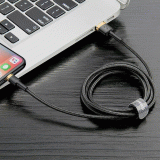 Datový kabel Baseus Cafule USB/Lightning 3m 2A, černo-zlatá