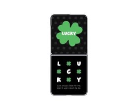 GP-FFF776CUC Samsung FlipSuit Lucky Clover Kryt pro Galaxy Z Flip 8