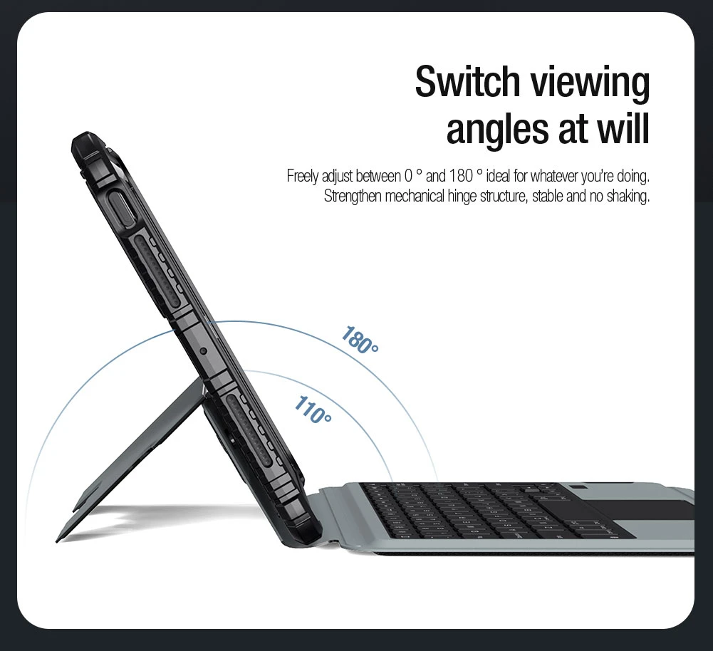 Nillkin Bumper Combo Keyboard Case (Backlit Version) pro iPad Pro 11 2024/25 Black