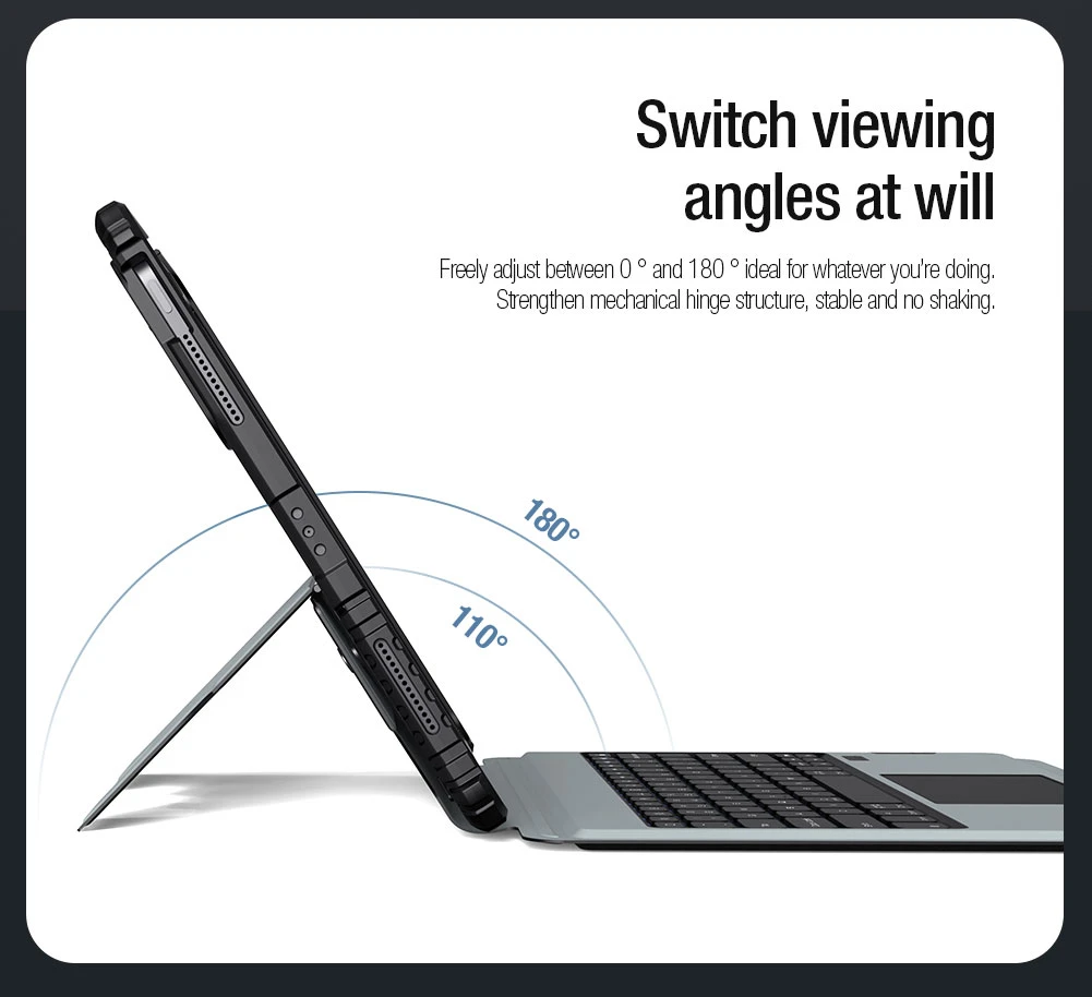 Nillkin Bumper Combo Keyboard Case (Backlit Version) pro iPad Pro 13 2024/25 Black