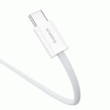 Kabel Baseus Superior 2 USB-C/USB-C 2m 100W, bílá