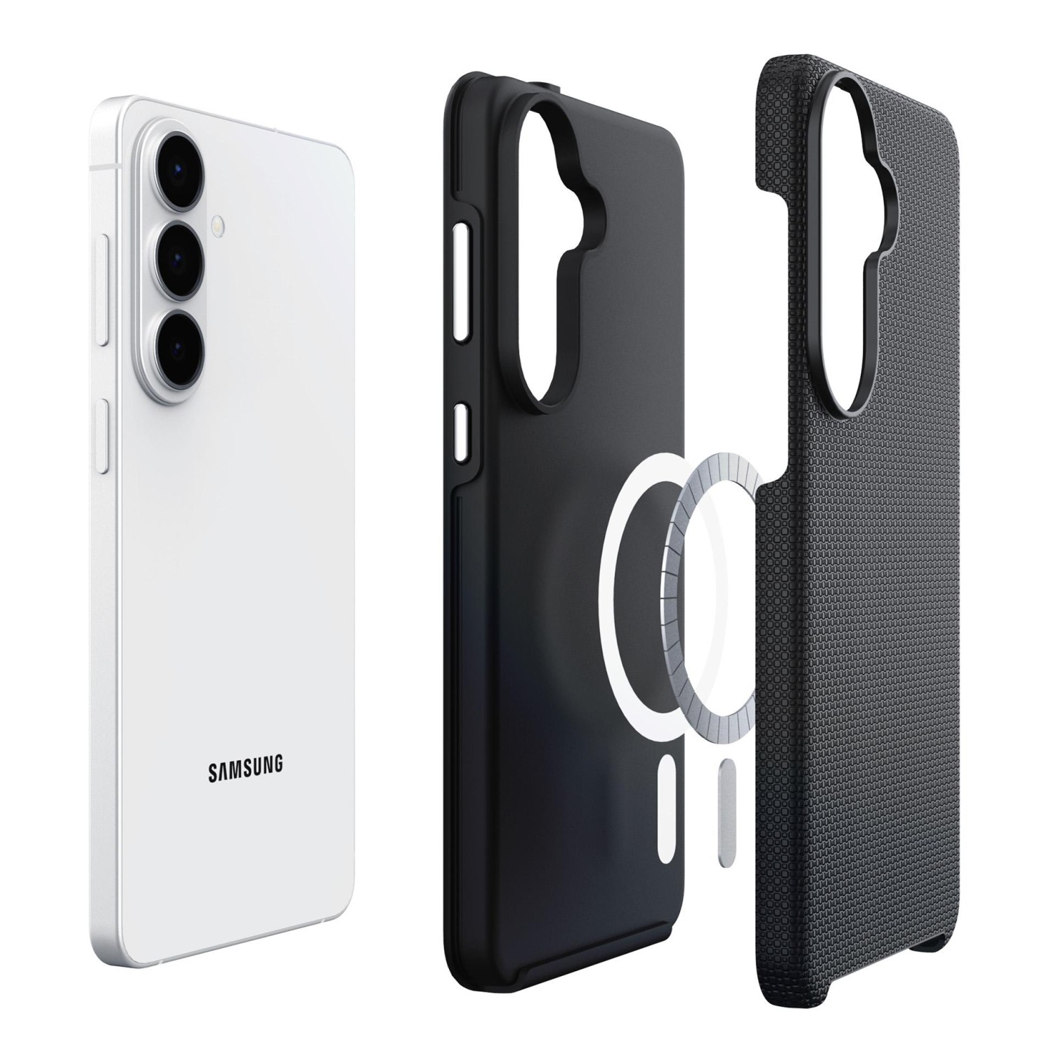 3mk ochranný kryt Hardy Shockproof MagCase pro Samsung Galaxy S26, černá